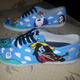 Illustration for article titled Shoes I painted!